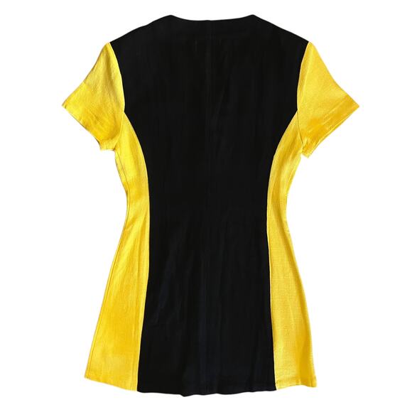 Fashion Brand Company by Penelope Gazin Taxi Linen Mini Dress M Limited Edition - Picture 3 of 8